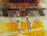 Baseball Players Practicing by Thomas Eakins